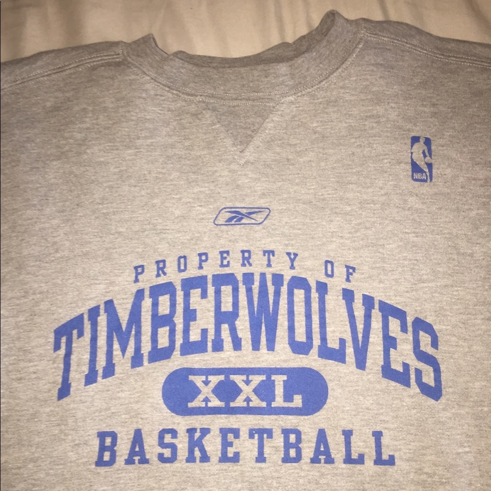 Retro Reebok Minnesota Timberwolves Sweatshirt